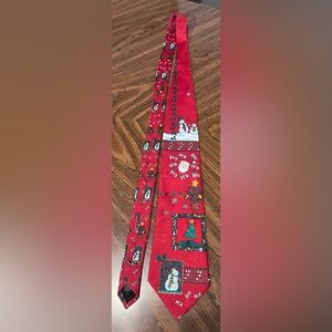 Yule Tie Greetings Christmas Tie